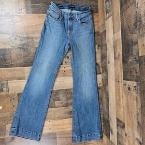 Haala Denim Bella Trouser Jeans Medium Wash Flare Cowgirl Casual Size 27